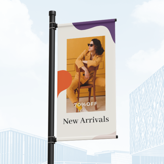 Vertical Banner - Bahan Flexy China 280 gr