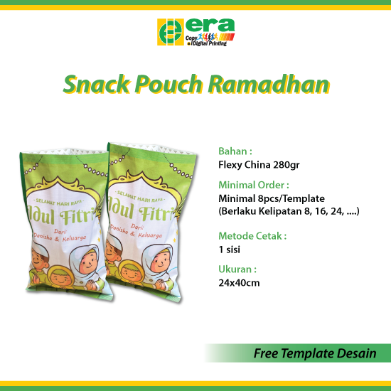 Snack Pouch Edisi Ramadan - 24x40cm