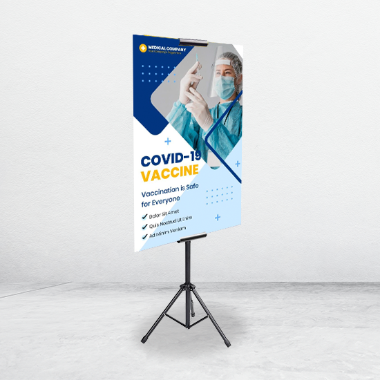 Tripod Poster Foamboard A1 (60 x 80 cm)