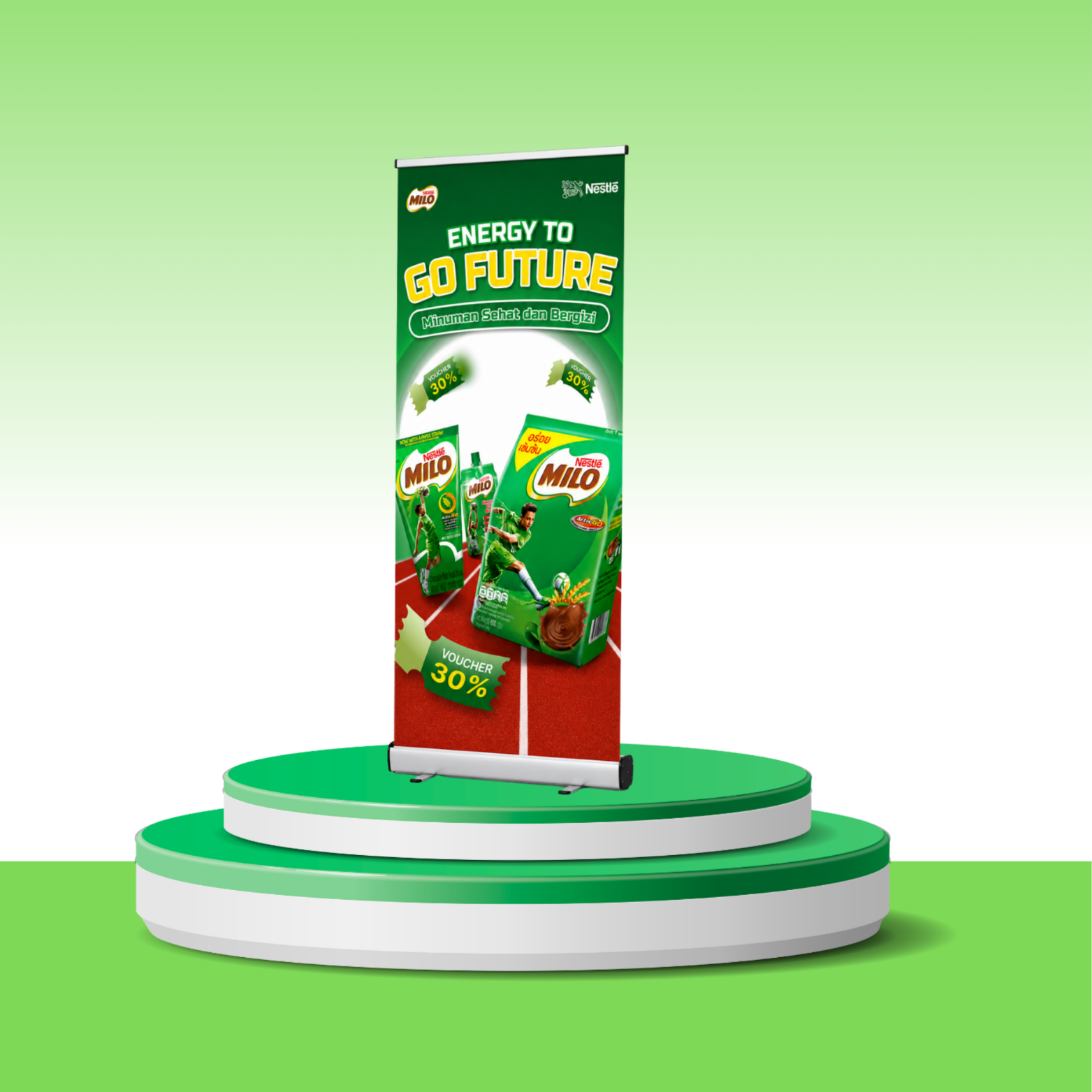 Roll-Up Banner Albatros 210grm (85  x200 cm)