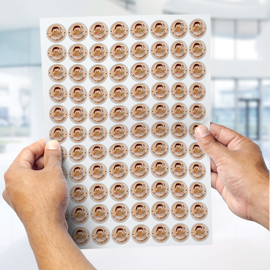 Sticker Chromo A3+ (30 x 46 cm)