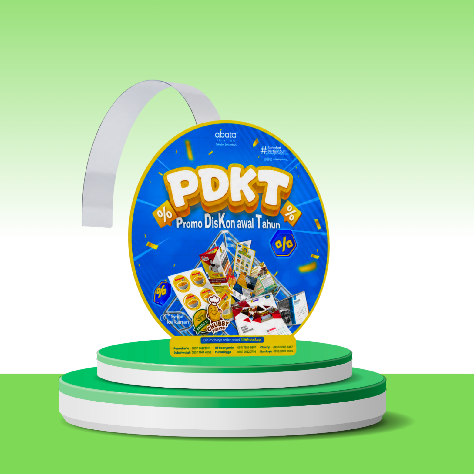 Wobbler Diameter 8 cm